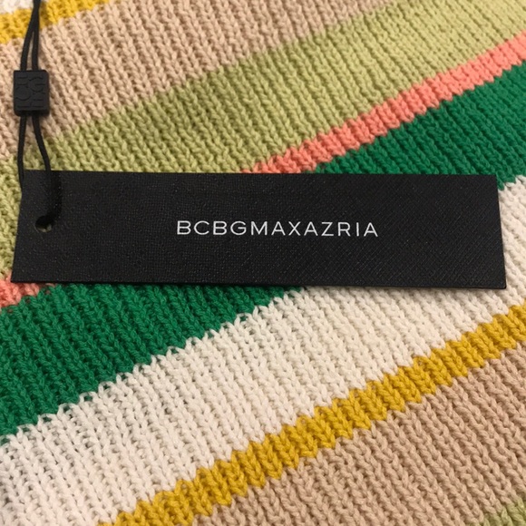 NWT BCBGMAXAZRIA Ribbed Bow Tie Tank - Picture 5 of 9